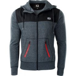 Bluzy męskie: IQ Bluza męska Trisan Black Melange/ Black r. XXL