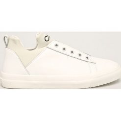 Calvin Klein - Buty. Białe buty sportowe damskie Calvin Klein, ze skóry. Za 469,90 zł.