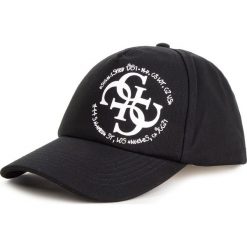 Czapka z daszkiem GUESS - Vikky (VG) Hats AW8043 COT01 BLA. Czarne czapki męskie marki Guess, z aplikacjami, z bawełny. Za 189,00 zł.