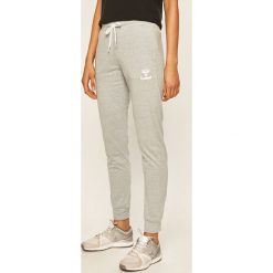 Hummel - Spodnie. Szare spodnie damskie Hummel, s, z bawełny. Za 169,90 zł.