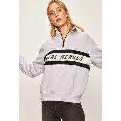 Local Heroes - Bluza Violet. Bluzy damskie LOCAL HEROES, s, z nadrukiem, z bawełny, z krótkim rękawem, krótkie, bez kaptura. Za 279,90 zł.