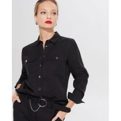 Koszula z lyocellu Tencel™ Eco Aware - Czarny. Czarne koszule damskie Mohito, z lyocellu. Za 119,99 zł.