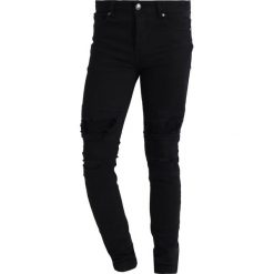 Sixth June INSIDE BIKER PATCH & DESTROYED KNEES Jeansy Slim Fit black. Czarne jeansy męskie relaxed fit marki Sixth June. W wyprzedaży za 239,20 zł.