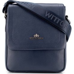 Torba 88-4U-404-7. Niebieskie listonoszki męskie Wittchen, w paski. Za 509,15 zł.