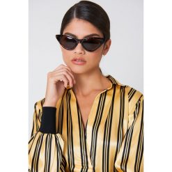 NA-KD Accessories Okulary przeciwsłoneczne Pointy Cat Eye - Brown. Brązowe okulary przeciwsłoneczne damskie marki NA-KD Accessories. Za 60,95 zł.