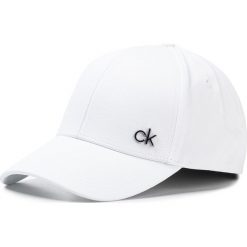Czapka z daszkiem CALVIN KLEIN - Side Logo Cap K50K505182 YAD. Białe czapki męskie Calvin Klein, bez wzorów, z bawełny. Za 159,00 zł.