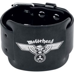 Bransoletki męskie: Motörhead Warpig Banner Bransoletka skórzana standard