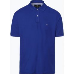 Fynch Hatton - Męska koszulka polo, niebieski. Niebieskie koszulki męskie marki Fynch-Hatton, xl, z haftami, z bawełny, klasyczne, polo, bez rękawów. Za 129,95 zł.