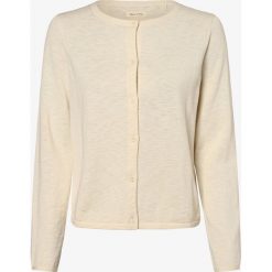 Marc O'Polo - Kardigan damski, biały. Białe swetry damskie Marc O'Polo, xs, bez wzorów, eleganckie, bez rękawów, bez kaptura. Za 429,95 zł.