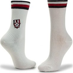 Skarpety Wysokie Damskie TOMMY HILFIGER - 383004001 White 300. Różowe skarpetki damskie marki TOMMY HILFIGER, l, z bawełny. Za 34,99 zł.