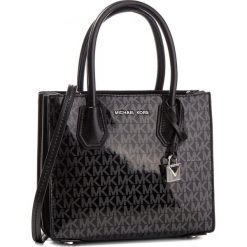 Torebka MICHAEL MICHAEL KORS - Mercer 30H8SM9M8B Blk/Silver. Czarne torebki klasyczne damskie marki MICHAEL Michael Kors, bez wzorów, ze skóry ekologicznej, klasyczne, bez dodatków. Za 1229,00 zł.