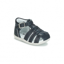 Sandały Dziecko Kickers BIGFLY. Niebieskie sandały chłopięce Kickers, bez zapięcia. Za 202,30 zł.