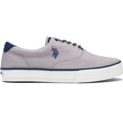 U.S. Polo Assn Theodor Tenisówki Szary. Szare trampki męskie U.S. Polo Assn., bez wzorów, z materiału, bez zapięcia. Za 343,95 zł.