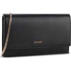 Torebka LIU JO - S Crossbody A69171 E0087 Nero 22222. Czarne torebki klasyczne damskie Liu Jo, bez wzorów, ze skóry ekologicznej, klasyczne, bez dodatków. Za 389,00 zł.