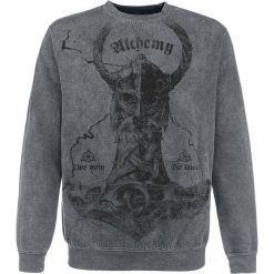 Bejsbolówki męskie: Alchemy England Thors Fury Bluza szary