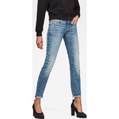 G-Star Raw - Jeansy 3301 Deconstructed. Szare jeansy damskie G-Star RAW, bez wzorów, z elastanu, z obniżonym stanem. Za 469,90 zł.
