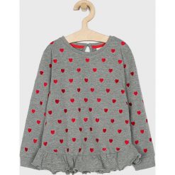 Name it - Bluza dziecięca 92-128 cm. Szare bluzy dziewczęce Name it, bez wzorów, z elastanu, bez rękawów, bez kaptura. W wyprzedaży za 49,90 zł.