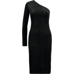 Sukienki hiszpanki: Topshop SHOULDR GLITTER Sukienka koktajlowa black