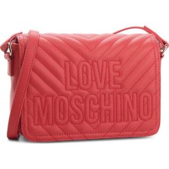 Torebka LOVE MOSCHINO - JC4262PP06KI0500 Rosso. Czerwone listonoszki damskie marki Love Moschino, ze skóry ekologicznej, bez dodatków. W wyprzedaży za 479,00 zł.