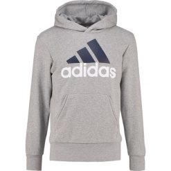 Bluzy męskie: adidas Performance Bluza z kapturem medium grey heather