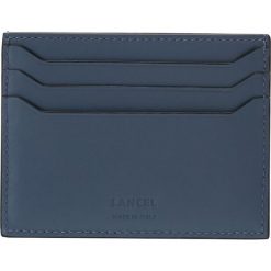 Lancel CARD HOLDER Etui na wizytówki denim. Niebieskie etui męskie marki Lancel, z denimu. Za 399,00 zł.