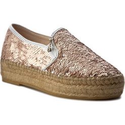 Espadryle damskie na koturnie: Espadryle PATRIZIA PEPE - 2V6955/A635-I2R8 Rose/Silver