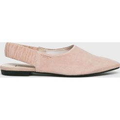 Vagabond - Baleriny Katlin. Różowe baleriny damskie Vagabond, bez wzorów, ze skóry, bez obcasa. Za 339,90 zł.