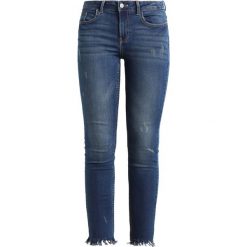 JDY JDYSKINNY FLORA Jeans Skinny Fit dark blue denim. Niebieskie jeansy damskie relaxed fit marki JDY. W wyprzedaży za 143,10 zł.