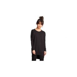 Bluzy Be B016 Bluza z koronką. Czarne bluzy damskie marki BE, s, w koronkowe wzory, z koronki, bez rękawów, bez kaptura. Za 155,00 zł.