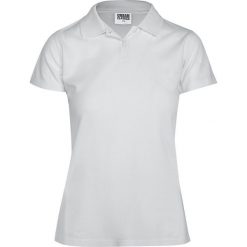 Bluzki damskie: Urban Classics Ladies Wash Polo Tee Koszulka damska biały