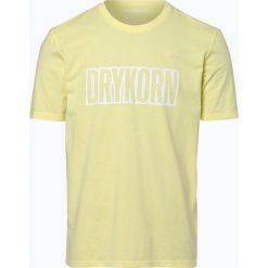 T-shirty męskie: Drykorn – T-shirt męski – Rufus_DK, żółty