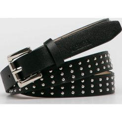 Answear - Pasek. Czarne paski damskie ANSWEAR, w paski, ze skóry ekologicznej. W wyprzedaży za 24,90 zł.