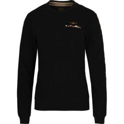 Bluza Aeronautica Militare. Czarne bluzki damskie s, bez wzorów, bez rękawów, bez kaptura. Za 349,00 zł.
