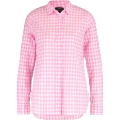 Koszule wiązane damskie: J.CREW CRINKLE GINGHAM Koszula neon azalea