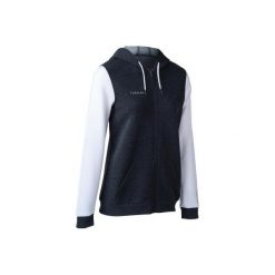 Bluza Do Koszykówki B300 Damska Dla Początkujących Szara Biała. Szare bluzy damskie marki TARMAK, xl, bez wzorów, z elastanu, bez rękawów, bez kaptura. Za 89,99 zł.