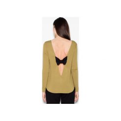 Bluzka VT010 Oliwka. Zielone bluzki damskie Venaton, xl, bez wzorów, bez kołnierzyka, bez rękawów. Za 109,00 zł.