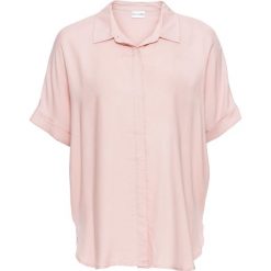 Bluzka oversize bonprix stary jasnoróżowy. Różowe koszulki damskie bonprix, bez wzorów, eleganckie, bez kołnierzyka. Za 89,99 zł.
