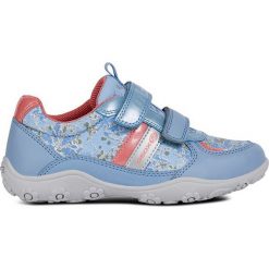 Sneakersy "Adalyn" w kolorze niebieskim. Niebieskie trampki dziewczęce geox kids, bez wzorów, bez zapięcia. W wyprzedaży za 134,95 zł.