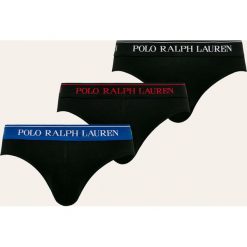 Polo Ralph Lauren - Slipy (3-pack). Czarne slipy męskie xxl, z elastanu. W wyprzedaży za 129,90 zł.