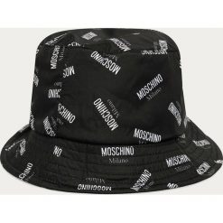 Moschino - Kapelusz. Czarne kapelusze damskie MOSCHINO, bez wzorów, z poliesteru. Za 569,90 zł.