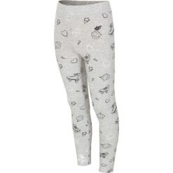 Legginsy dziewczęce: Legginsy dla małych dziewczynek JLEG104 - szary melanż