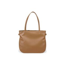 Pacco bag ruda torebka z dodakowym długim paskiem. Pomarańczowe torebki klasyczne damskie Hairoo, w paski, eleganckie. Za 190,00 zł.
