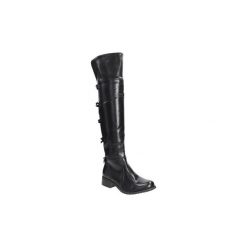 Buty zimowe damskie: Kozaki Casu Kozaki z kokardkami W64-1