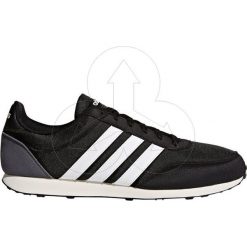 Buty męskie Adidas V Racer 2.0 (BC0106). Czarne buty sportowe męskie Adidas, z gumy, bez zapięcia. Za 159,99 zł.
