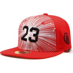 Czapki z daszkiem męskie: Czapka męska snapback czerwona (hx0198)