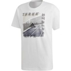 Adidas Koszulka Męska Id Photo Tee /White Xl. Białe koszulki męskie Adidas, xl, bez wzorów, z bawełny, sportowe, bez kołnierzyka, z krótkim rękawem, krótkie. Za 129,00 zł.
