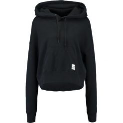 Bluzy rozpinane damskie: Converse ESSENTIALS CROPPED HOODIE Bluza z kapturem black
