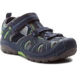Sandały męskie skórzane: Sandały MERRELL - Hydro Hiker MC53375 Nvy/Grn