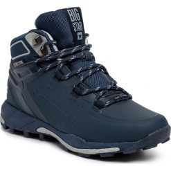 Trapery BIG STAR - EE274645 Navy. Niebieskie trapery damskie BIG STAR, z tworzywa sztucznego, retro, bez obcasa, bez zapięcia. W wyprzedaży za 169,00 zł.