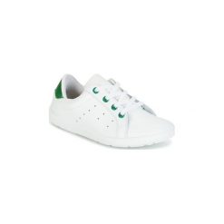 Buty Dziecko Citrouille et Compagnie HALOU. Białe trampki dziewczęce marki Citrouille et Compagnie, bez wzorów, bez zapięcia. Za 151,20 zł.